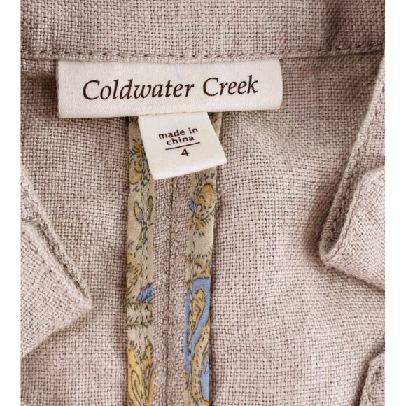 Coldwater Creek Tan Utility Jacket - Picture 2 of 5